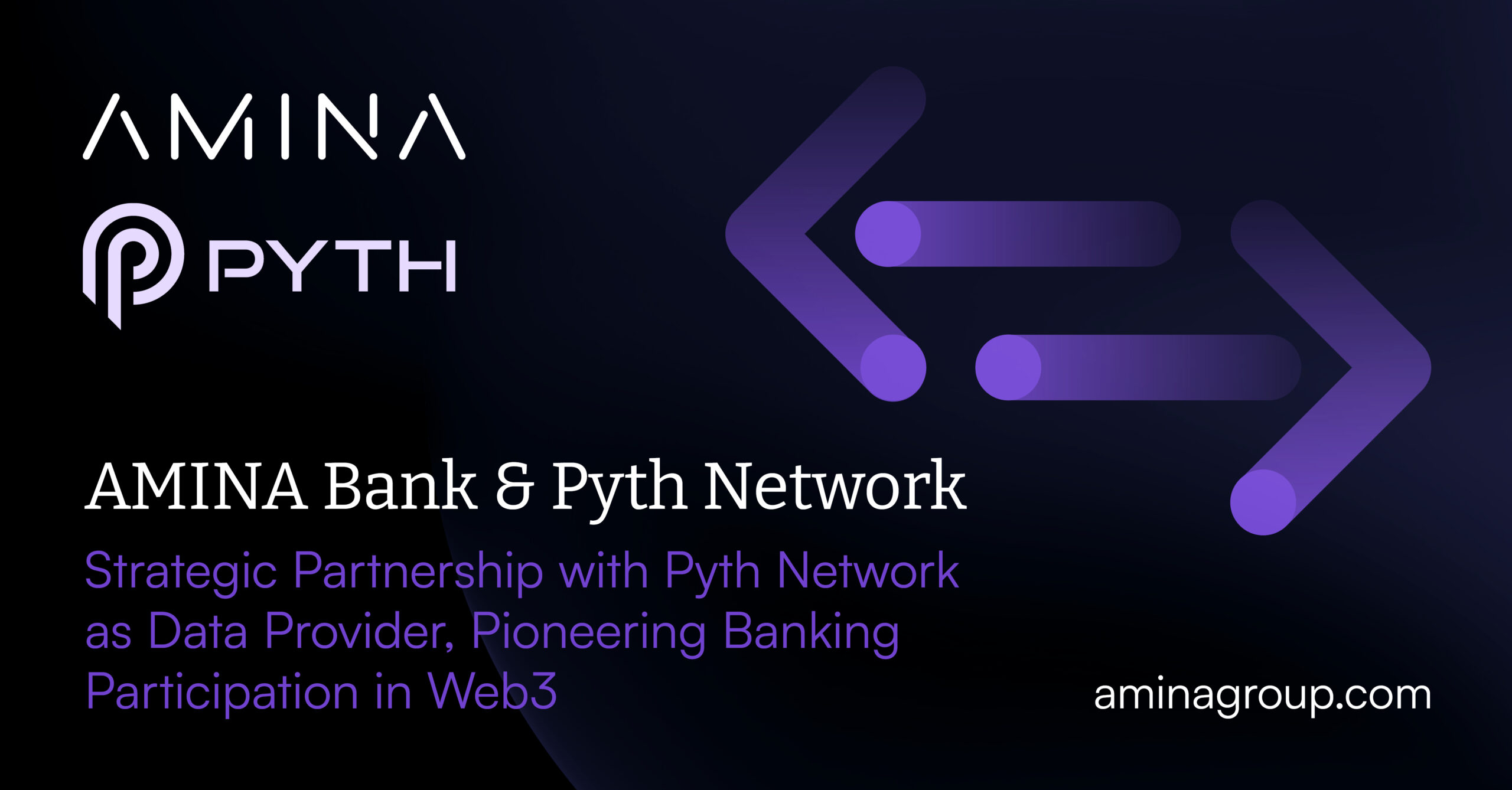 AMINA and Pyth Network partner